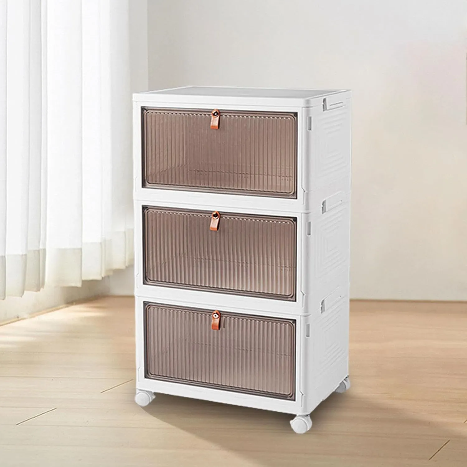 3 Layer Foldable Storage Cabinet