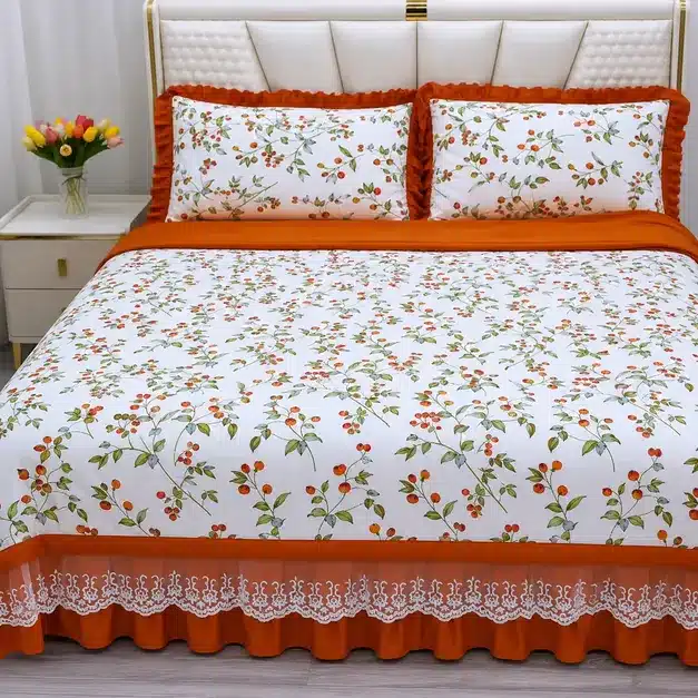 Floral Bed Cover Set