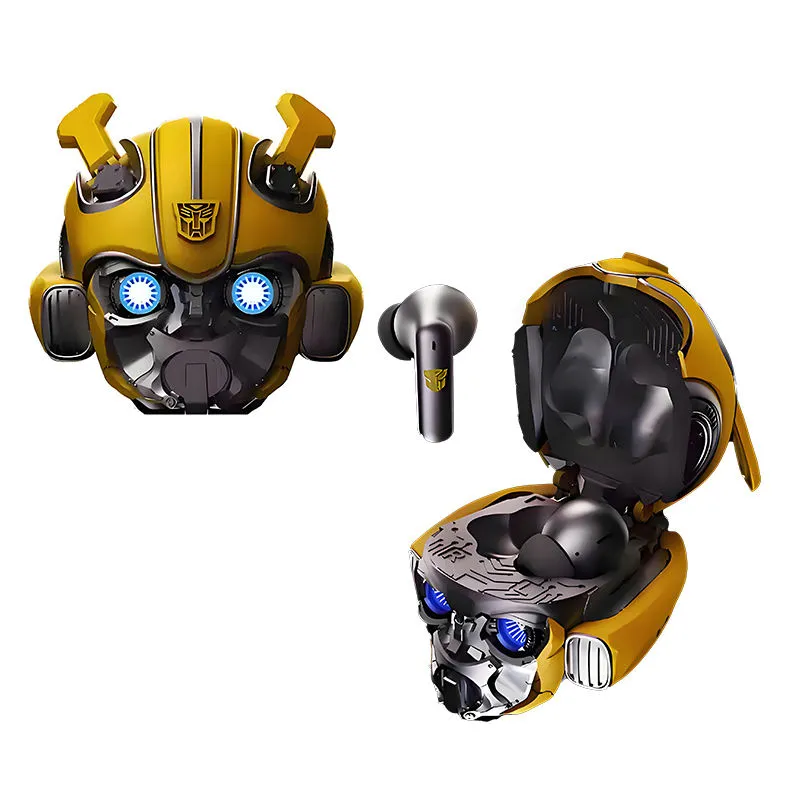 Robot Style Wireless Earbuds with Charging Case
