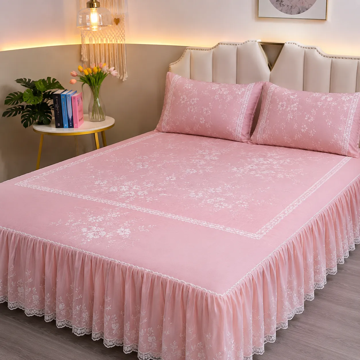 Luxury Frill Bed Cover Set