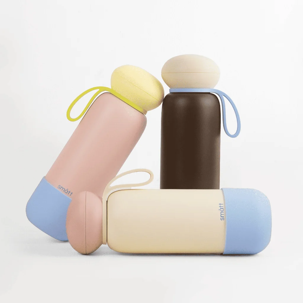 Insulated Travel Water Bottle with Carry Loop
