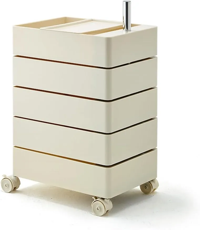 360° Rotating Multi Layer Storage Trolley