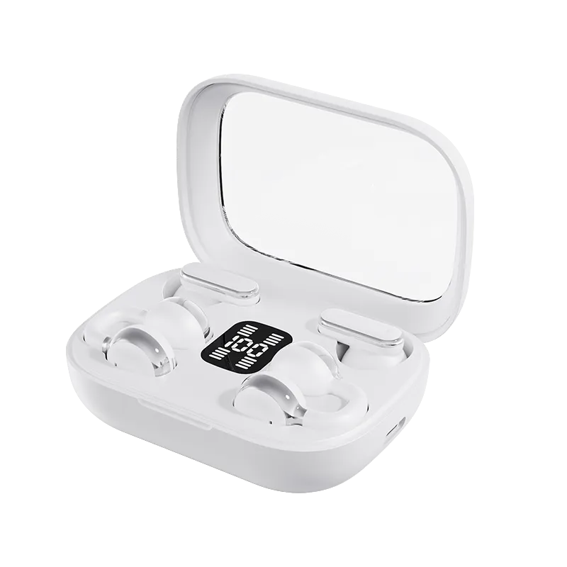Smart Wireless Earbuds with Mirror Display Charging Case